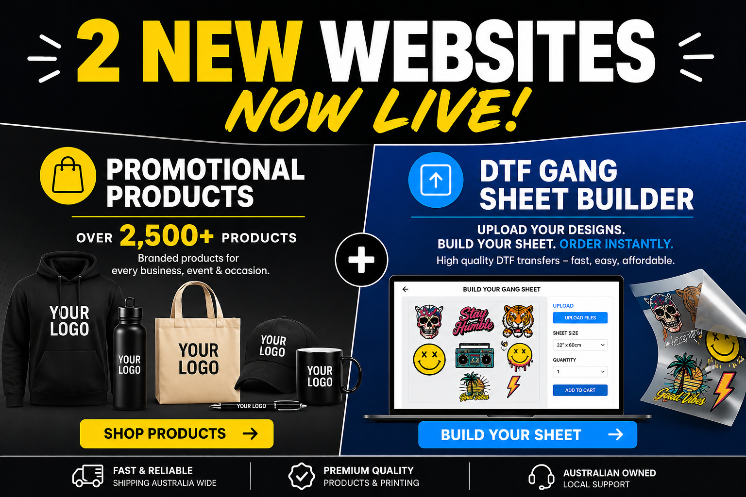 BLAM PROMO & BLAM DTF