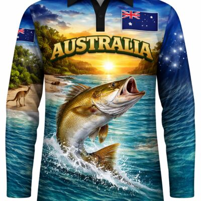 Fishing Shirt Polo Long Sleeve - Design Your Own Thumbnail
