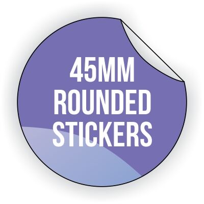 Round Vinyl Sticker 45mm x 45mm Thumbnail