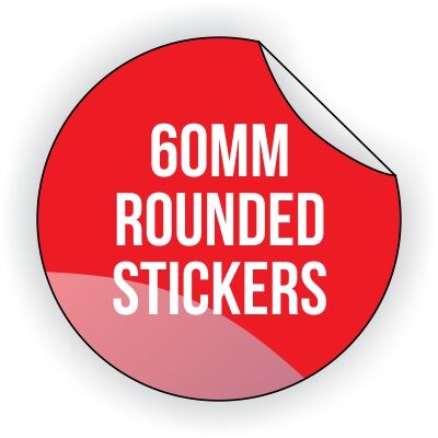 Round Vinyl Sticker 60mm x 60mm Thumbnail