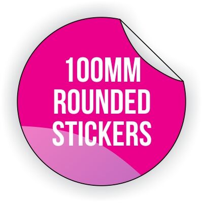 Round Vinyl Sticker 100mm x 100mm Thumbnail