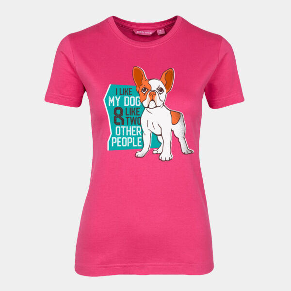 I love my dog - JB's Wear - 1LHT - Fitted Tee  Thumbnail