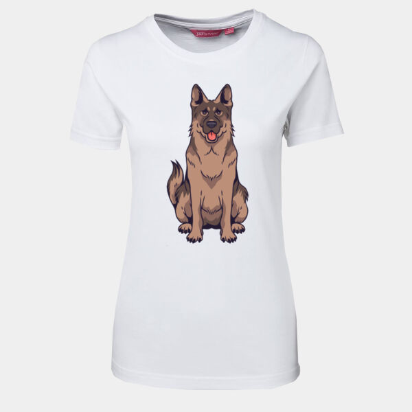 German Shepherd - JB's Wear - 1LHT - Fitted Tee  Thumbnail
