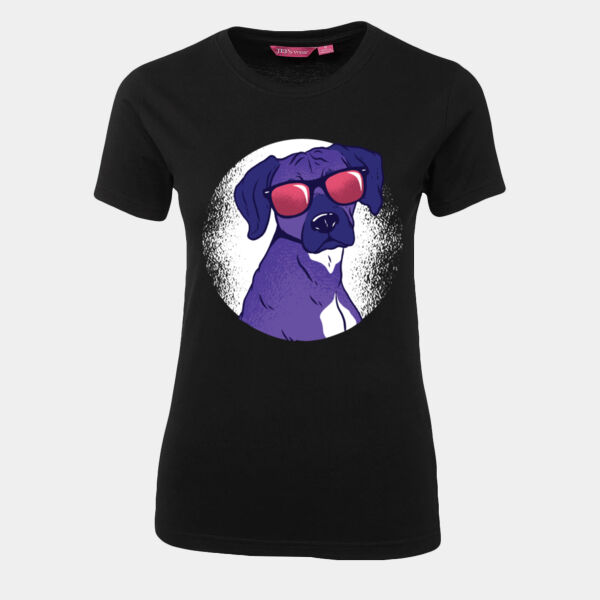 Cool Shady Dog - JB's Wear - 1LHT - Fitted Tee  Thumbnail