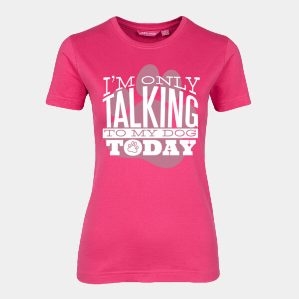 Talk to my dog - JB's Wear - 1LHT - Fitted Tee  Thumbnail