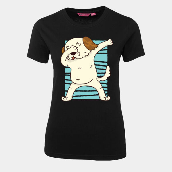 Dabbing Dog - JB's Wear - 1LHT - Fitted Tee  Thumbnail