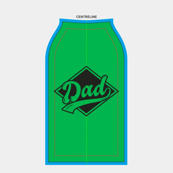 Dad - Long Neck Zip Stubby Cooler Thumbnail