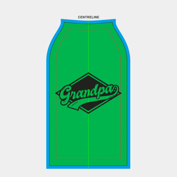 Grandpa - Long Neck Zip Stubby Cooler Thumbnail