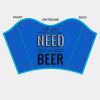 Schooner Wave Glass Cooler Thumbnail