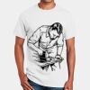 Cotton Mens T-Shirt White Only S to 5XL ON SALE! Thumbnail