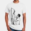 Cotton Mens T-Shirt White Only S to 5XL ON SALE! Thumbnail